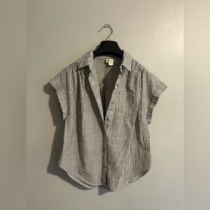 Japna striped blouse. Size Med